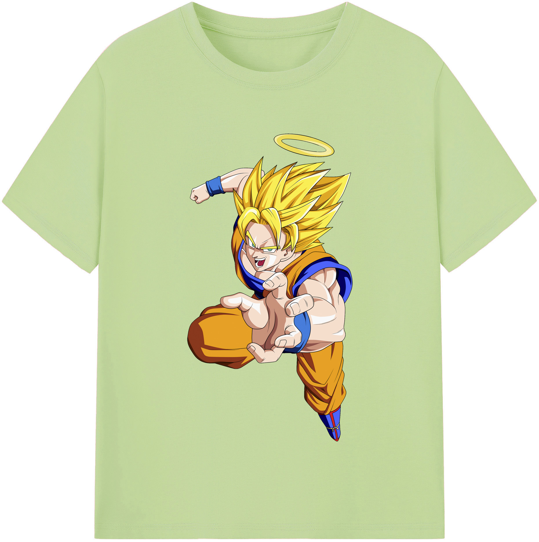 （画像用） ドラゴンボール 孫悟空（そん ごくう）Son Goku カカロット DRAGON BALL Kakarotto 綿100％半袖Tシャツ（フロントプリント）